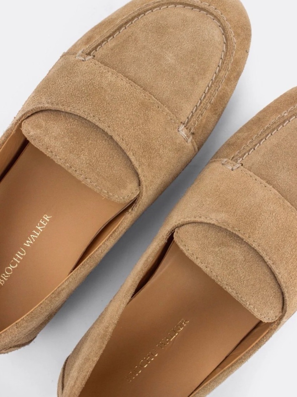 Brochu Walker Suede The Avalon Loafer in Antler